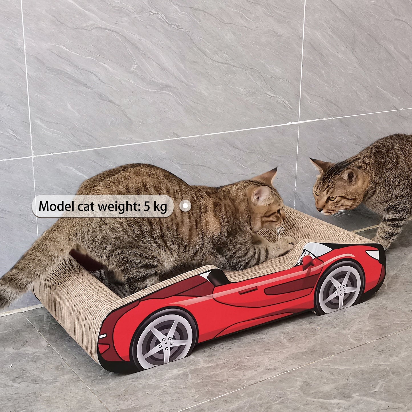 Red Sports Car Cat Scratcher Lounge