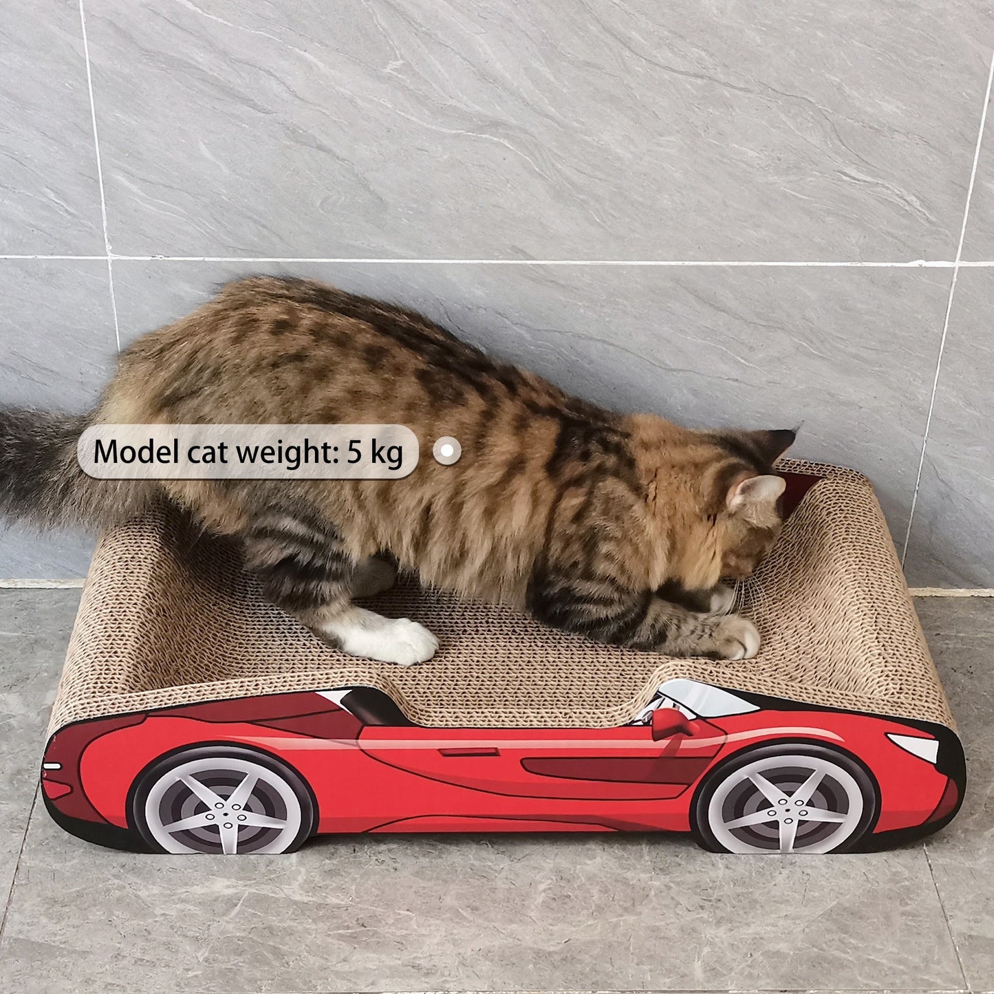 Red Sports Car Cat Scratcher Lounge
