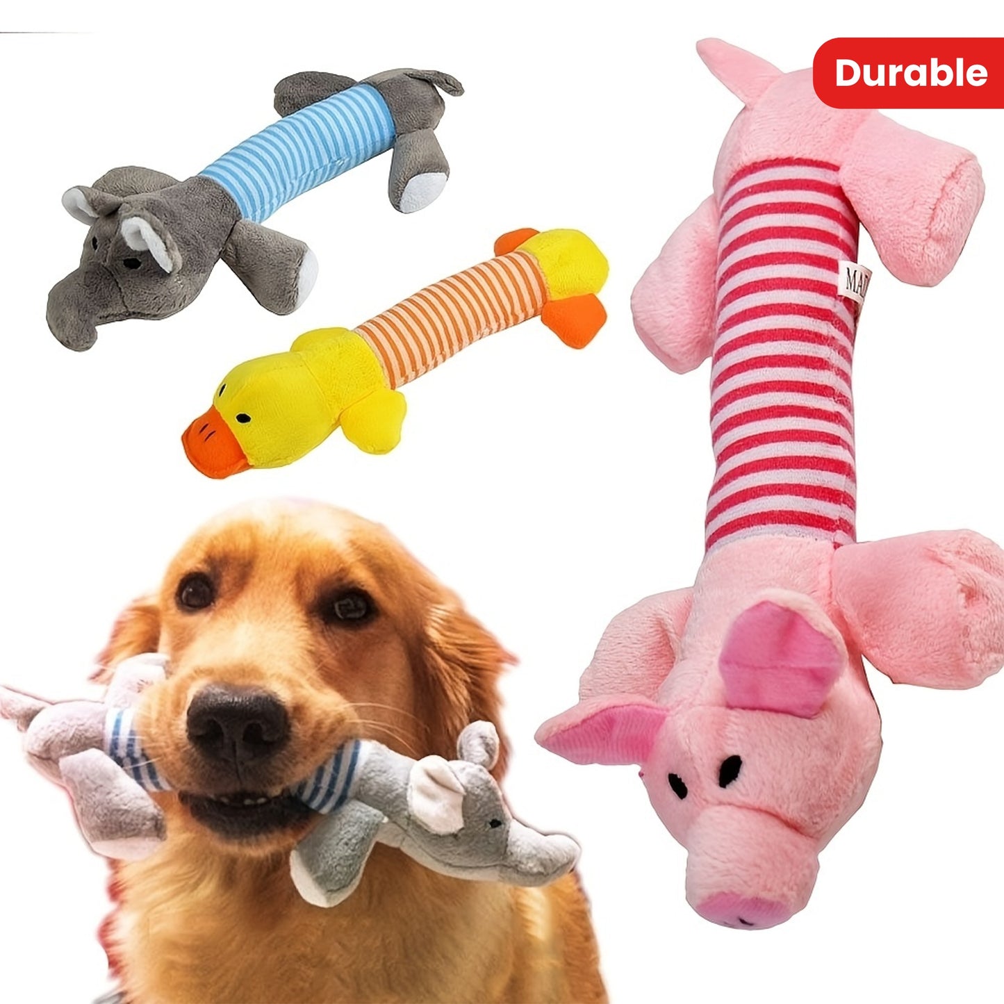 Pig/Duck/Elephant Design Dog Toys