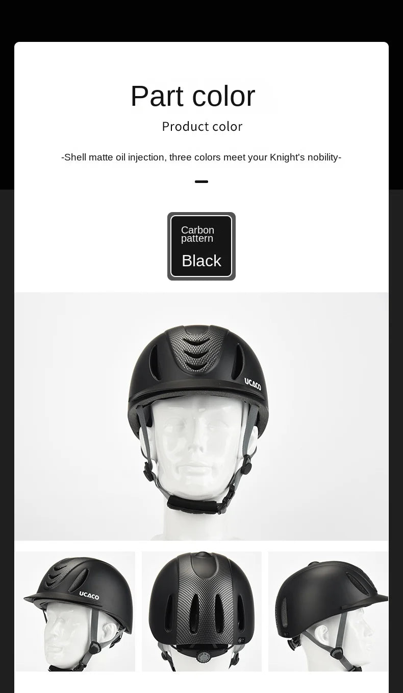 Ultralight Adults/Children's Equestrian Helmet