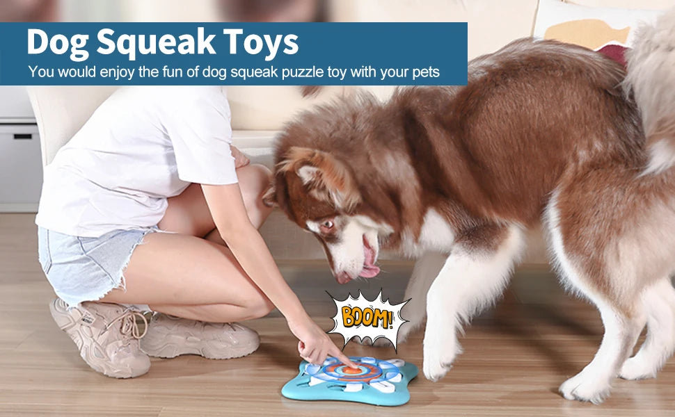 Interactive Dog Treat Puzzle Toys for IQ Training & Mental Stimulating