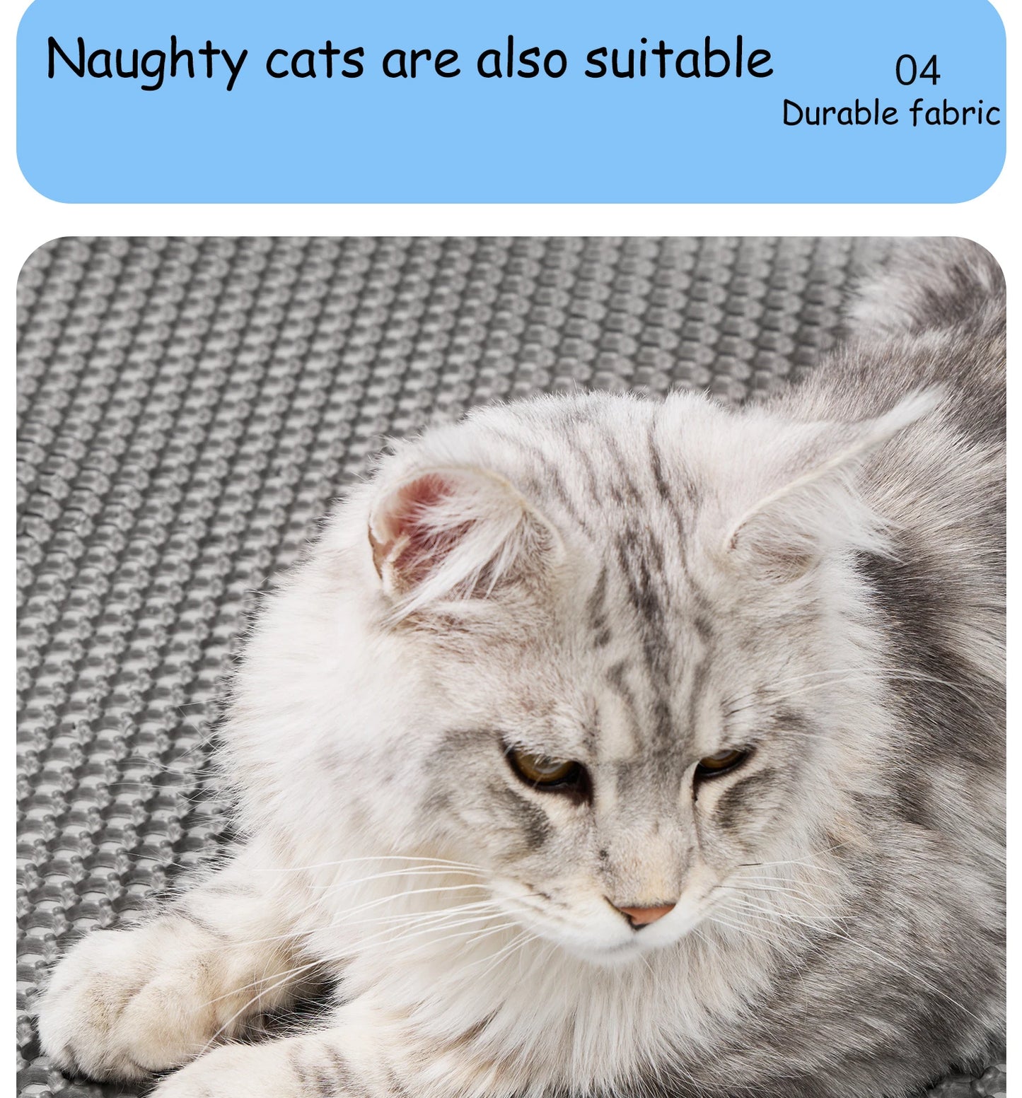 Large Waterproof Cat Litter Mat