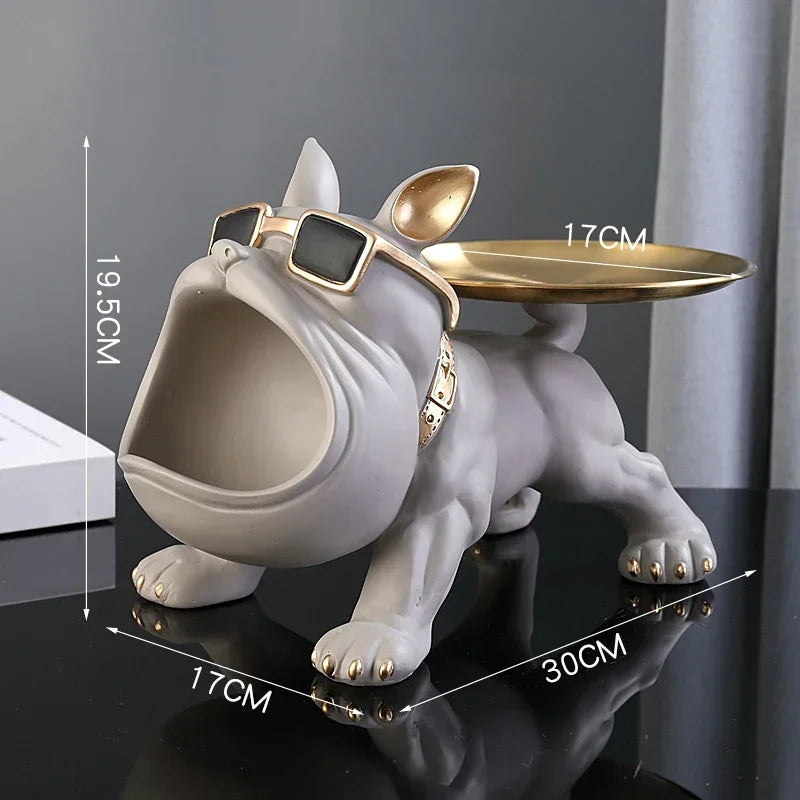 Home Décor Bulldog Figurine Dog Statue