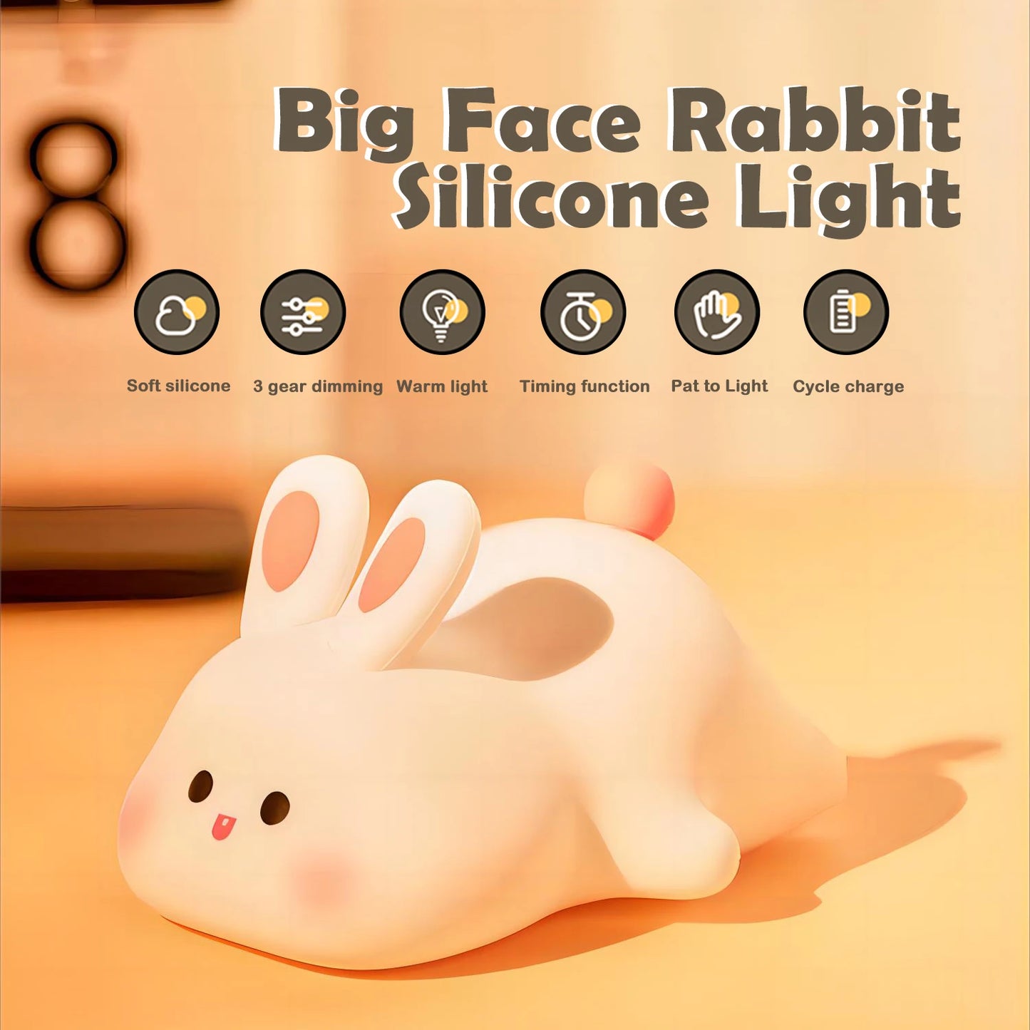 Cute Axolotl Night Light