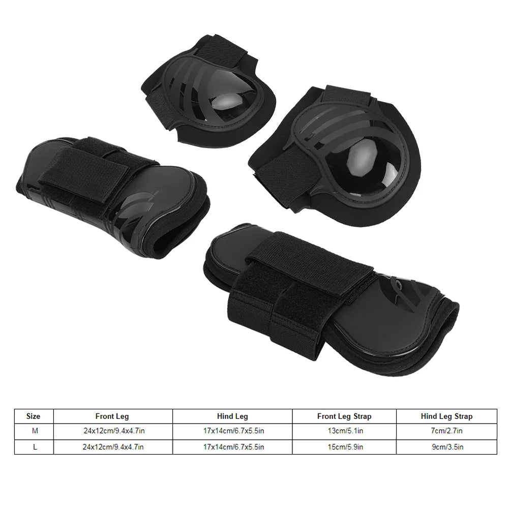 2 Pair Elastic Horse Boot