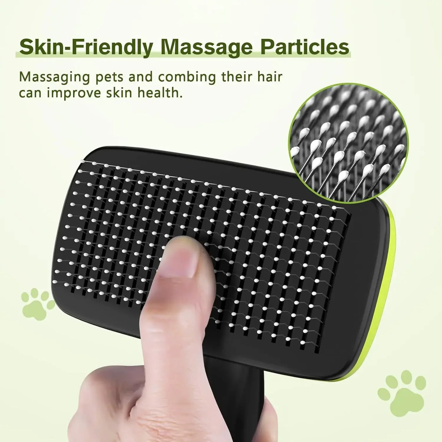 Self-Cleaning Slicker Brush