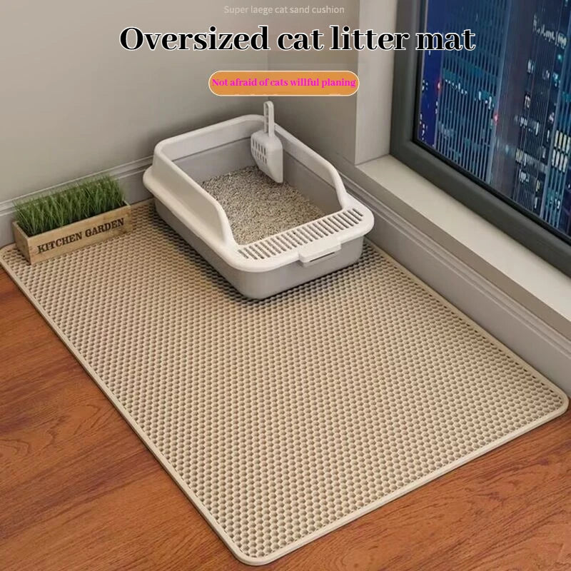 Large Waterproof Cat Litter Mat
