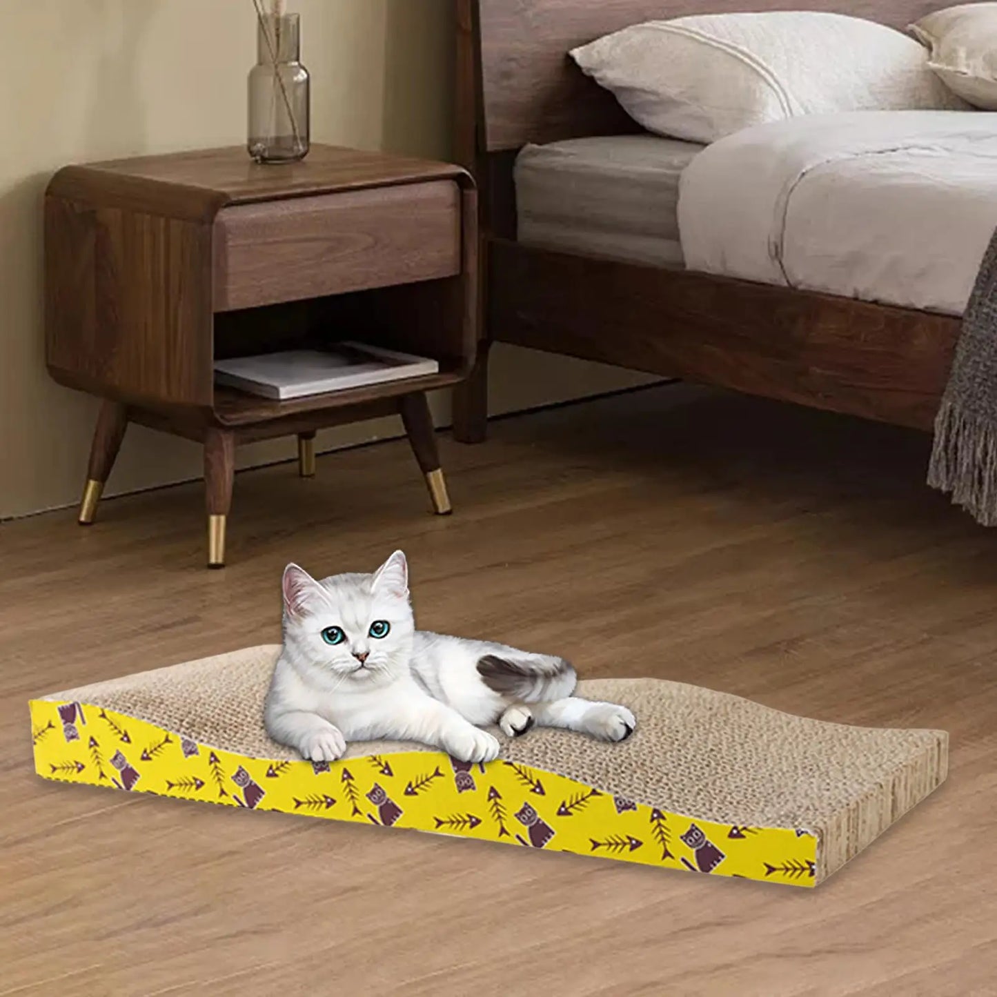 Cat Scratching Board Bed