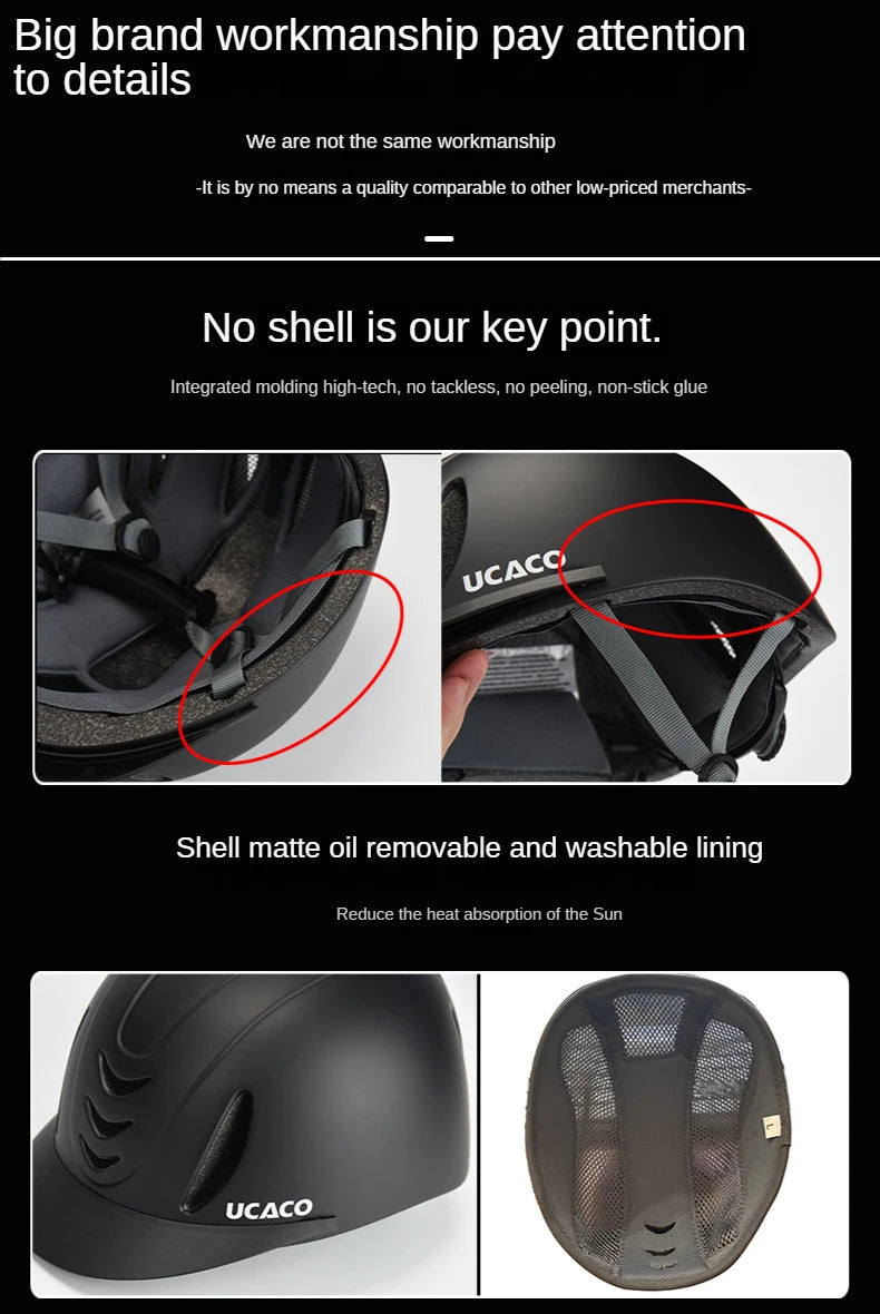 Ultralight Adults/Children's Equestrian Helmet