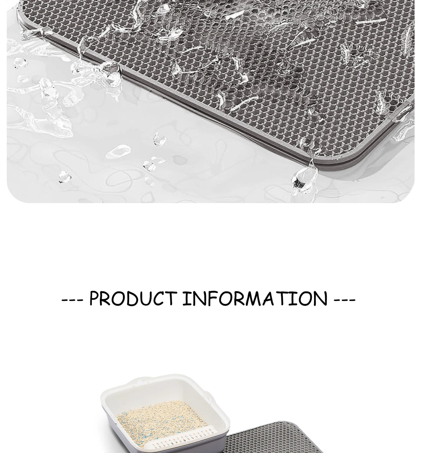 Large Waterproof Cat Litter Mat