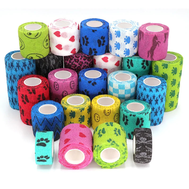 1 Pcs Self-adhesive Elastic Bandage for Pet
