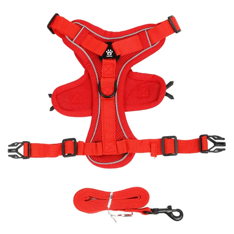 No Pull Dog Harness and Leash Set Adjustable