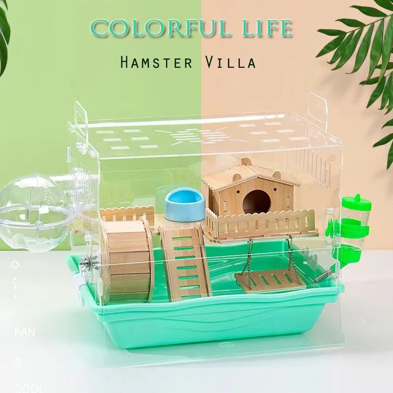 Acrylic Hamster House Cage