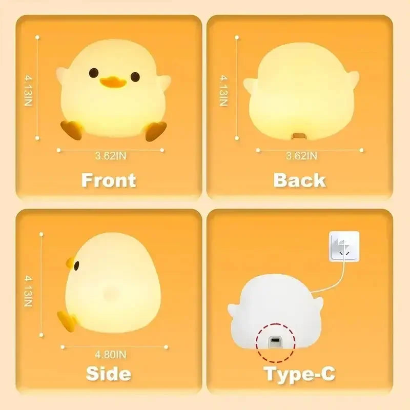 Soft Silicone Night Light - USB Rechargeable