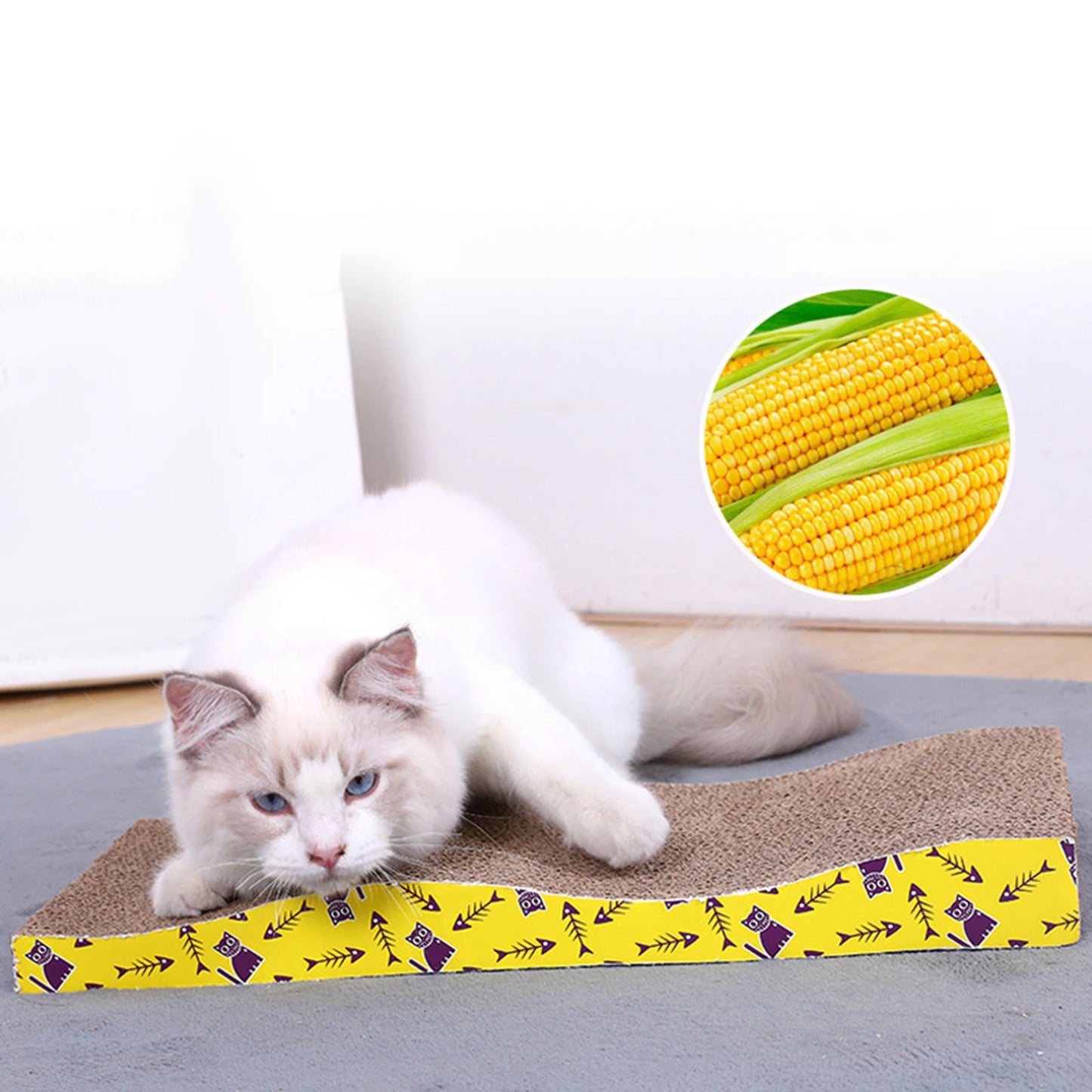 Cat Scratching Board Bed