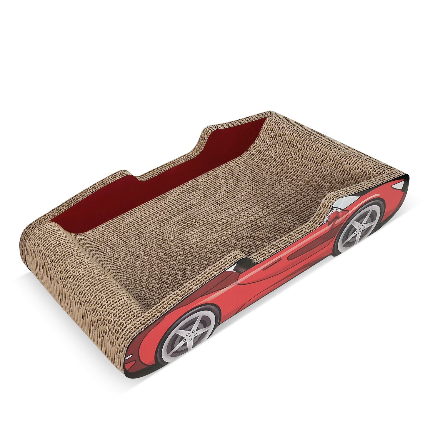 Red Sports Car Cat Scratcher Lounge
