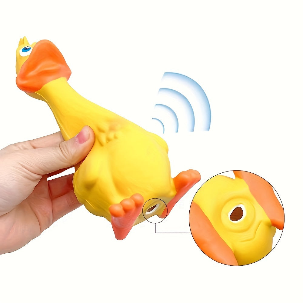 Adorable Duck/Chicken Shaped Dog Chew Toy