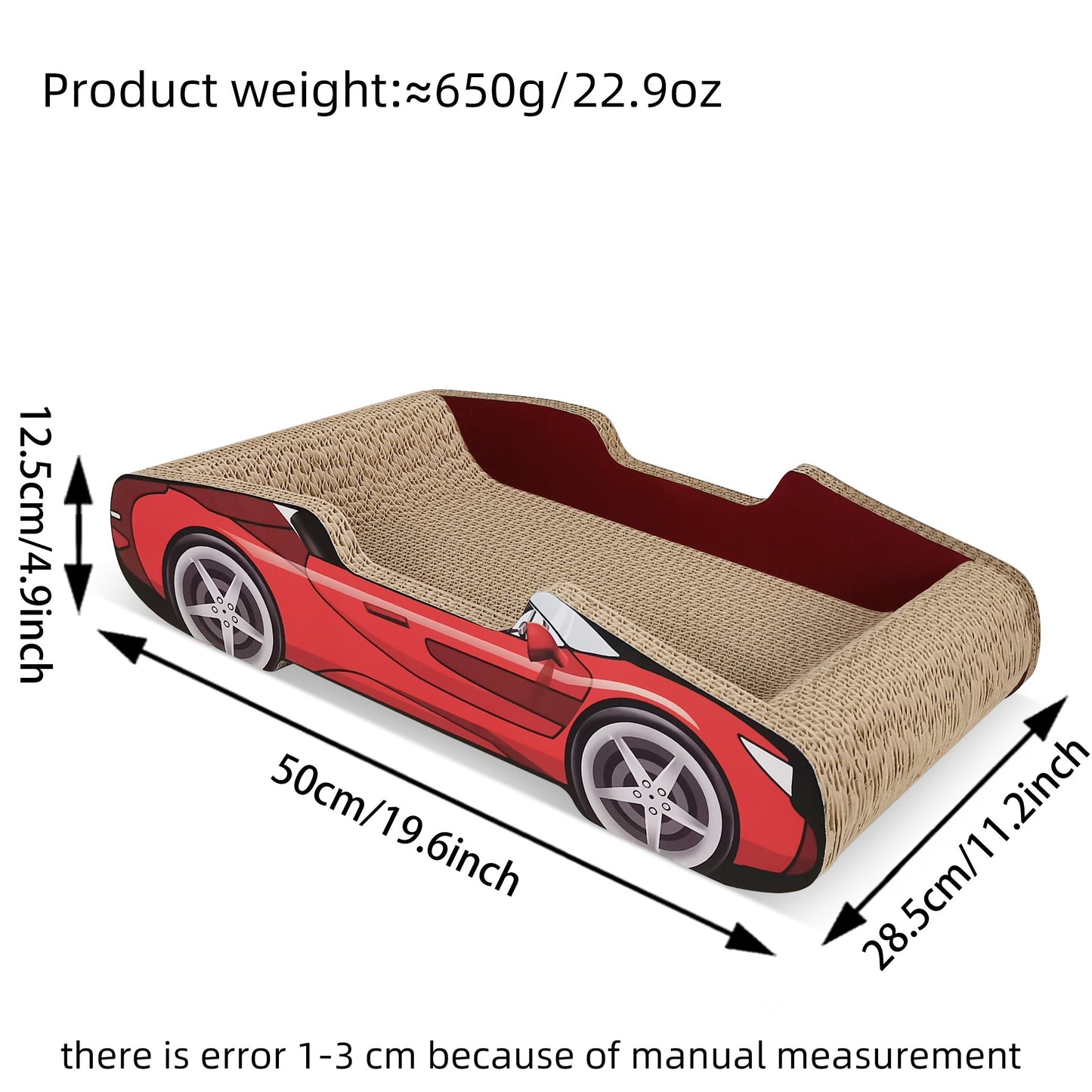 Red Sports Car Cat Scratcher Lounge