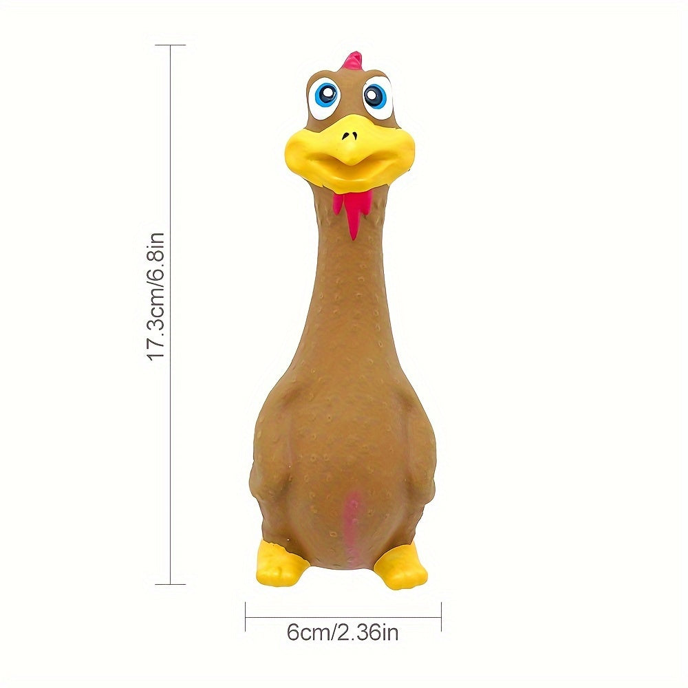 Adorable Duck/Chicken Shaped Dog Chew Toy