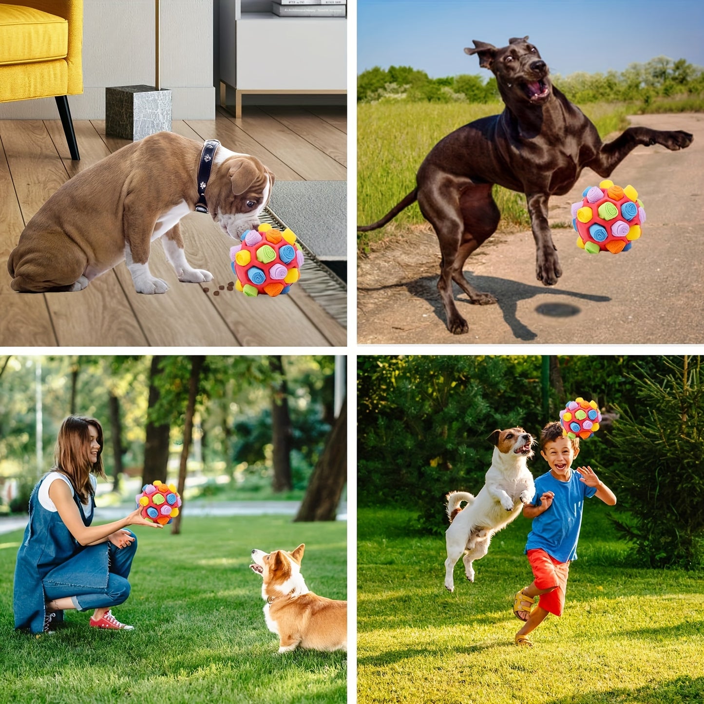 Sniffing Ball Dog Toys Interactive Puzzle Dog
