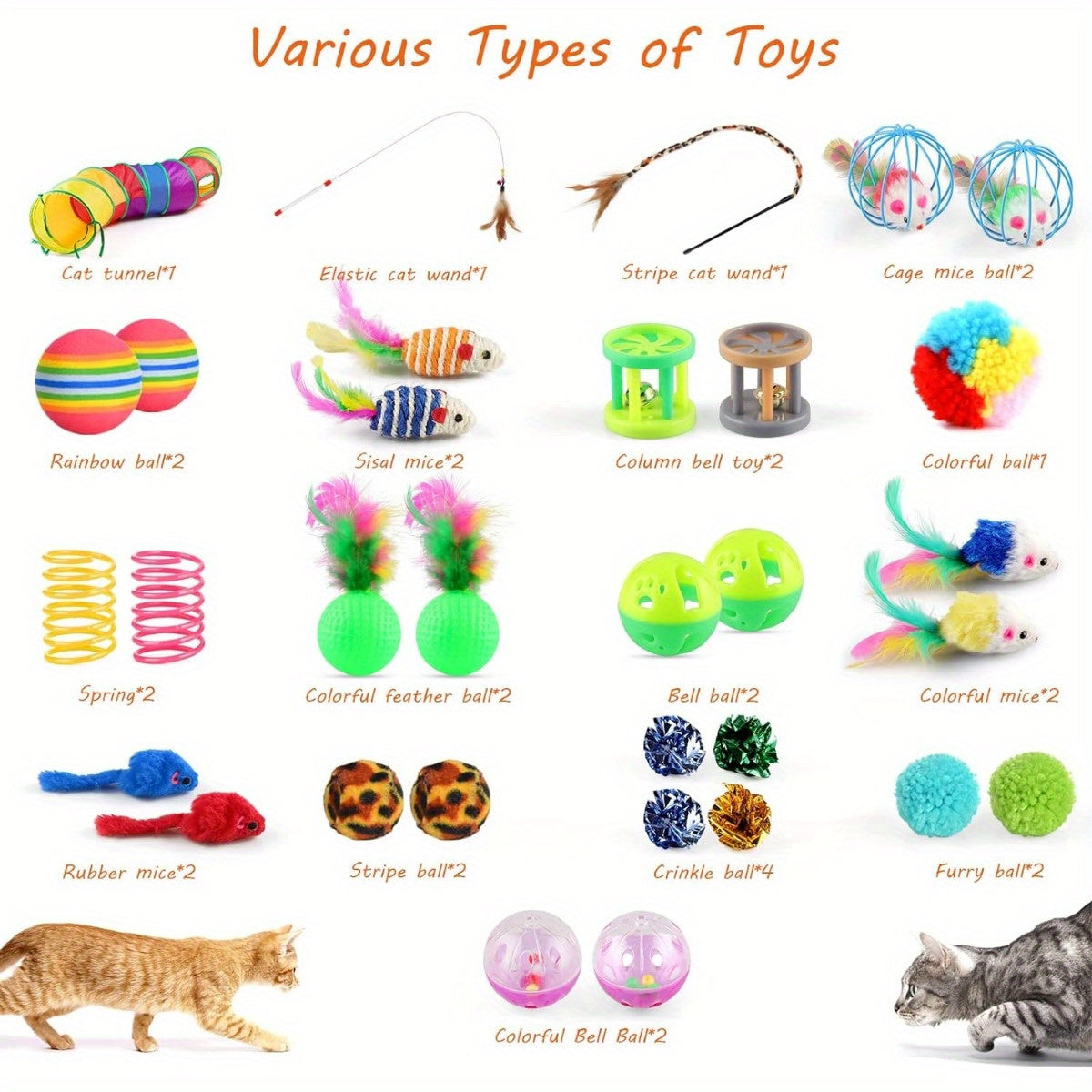 Cat Toys | Interactive Cat Toys Set