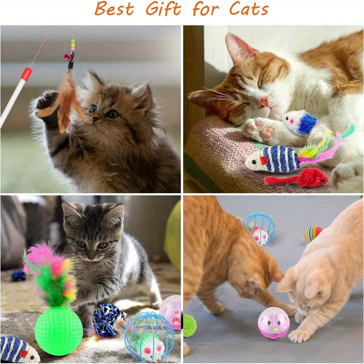 Cat Toys | Interactive Cat Toys Set