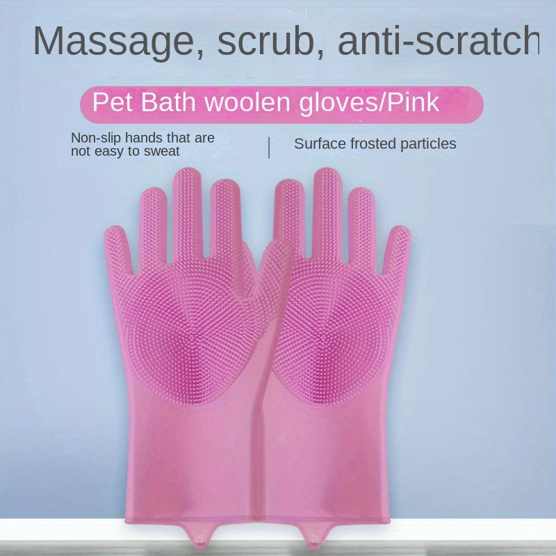Silicone Pet Grooming Gloves