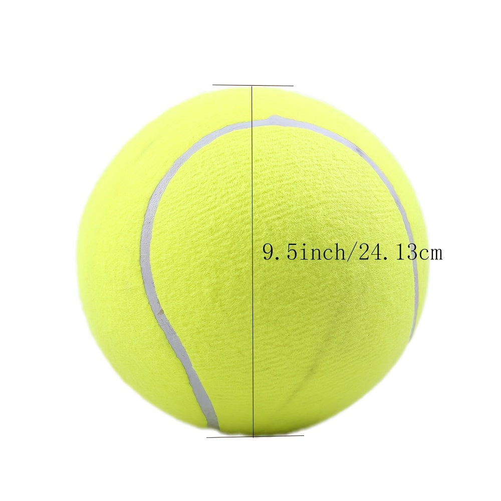 Large Interactive Tennis Ball Dog Toy