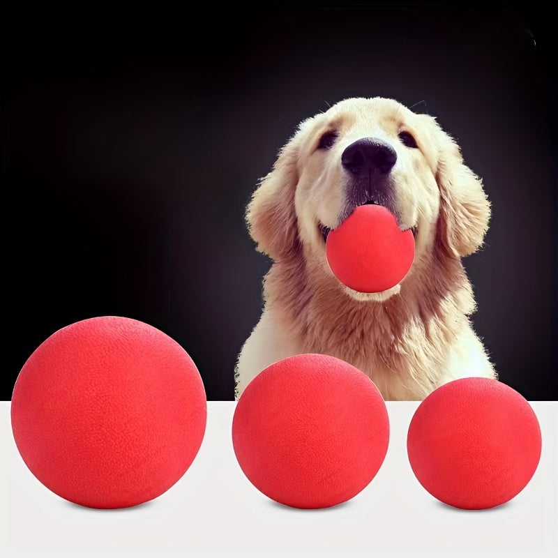 Indestructible Rubber Dog Chew Ball