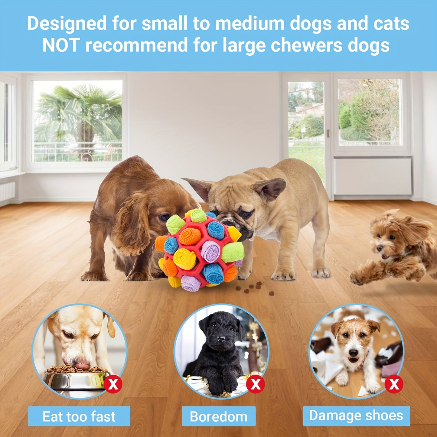 Sniffing Ball Dog Toys Interactive Puzzle Dog