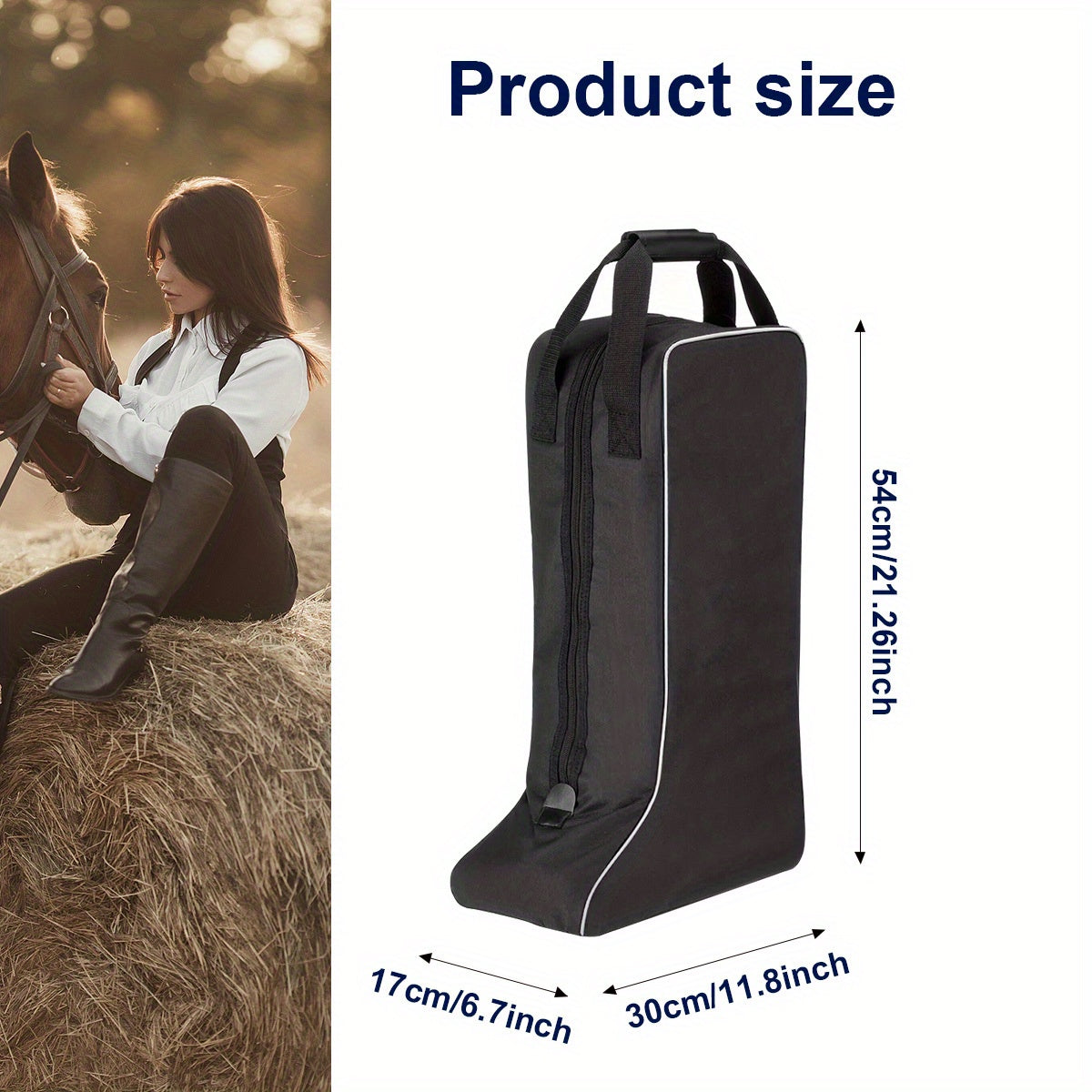 Long Equestrian Boots - High-density