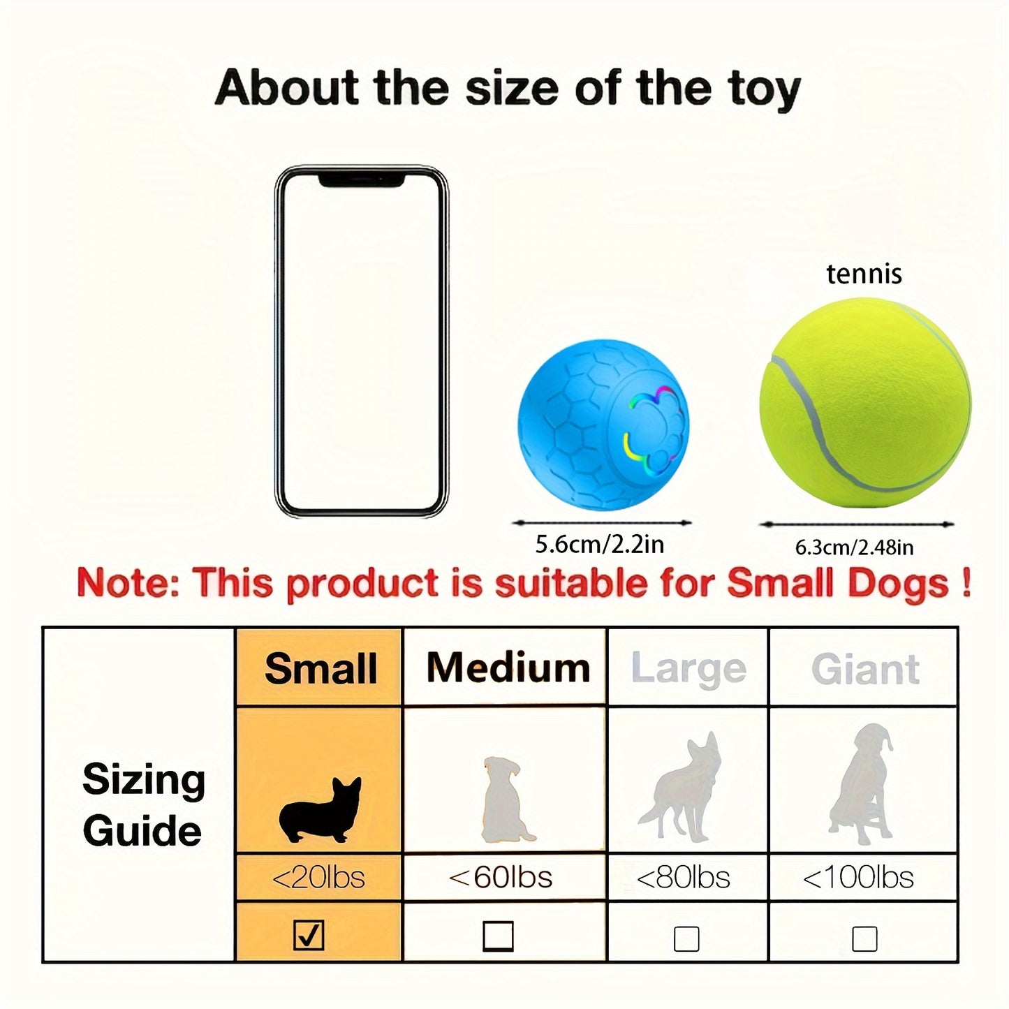 Rechargeable Smart Bouncing Ball Toy