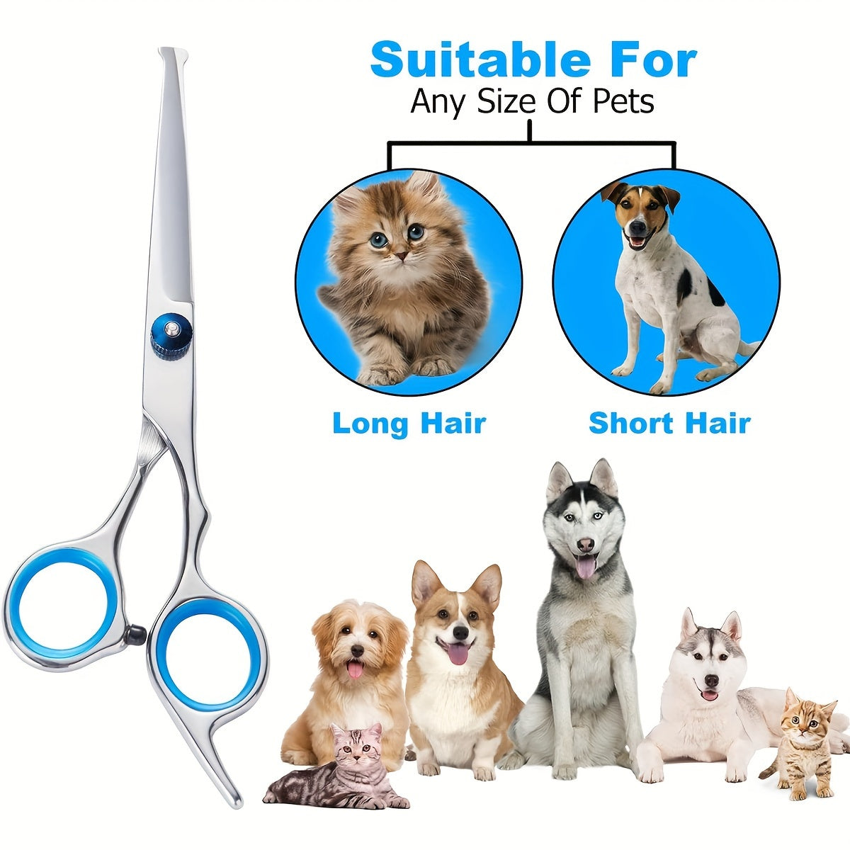 Pet Grooming Scissors Set