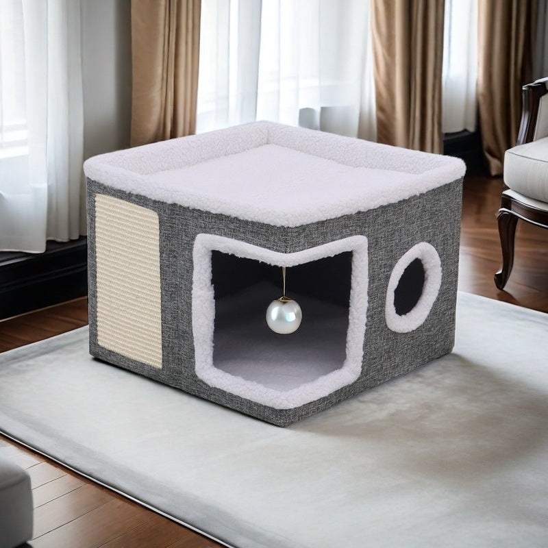 Deluxe Multi-Level Cat/Dog Condo