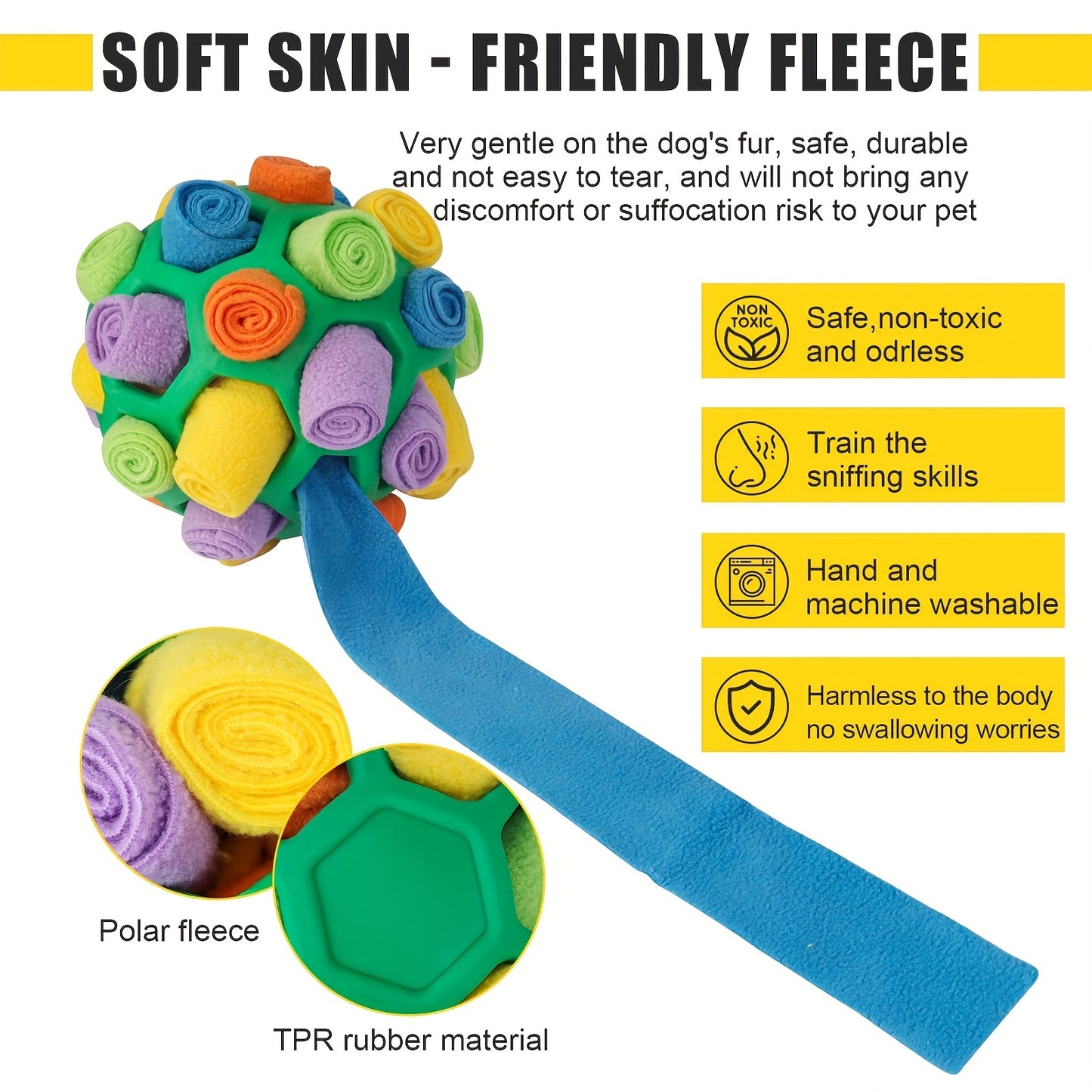Sniffing Ball Dog Toys Interactive Puzzle Dog