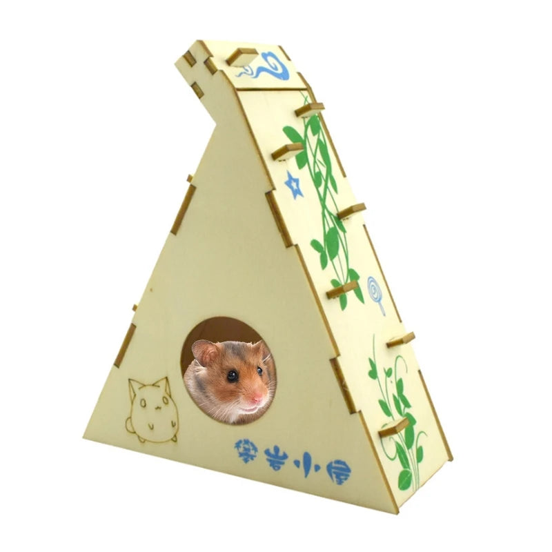 Hamster Maze Wooden Tube