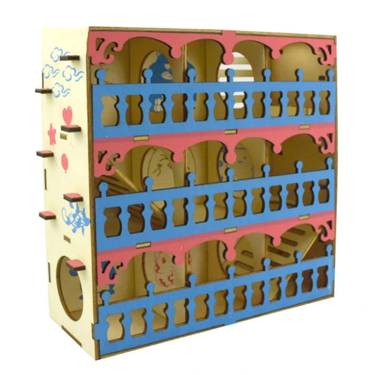 Hamster Maze Wooden Tube