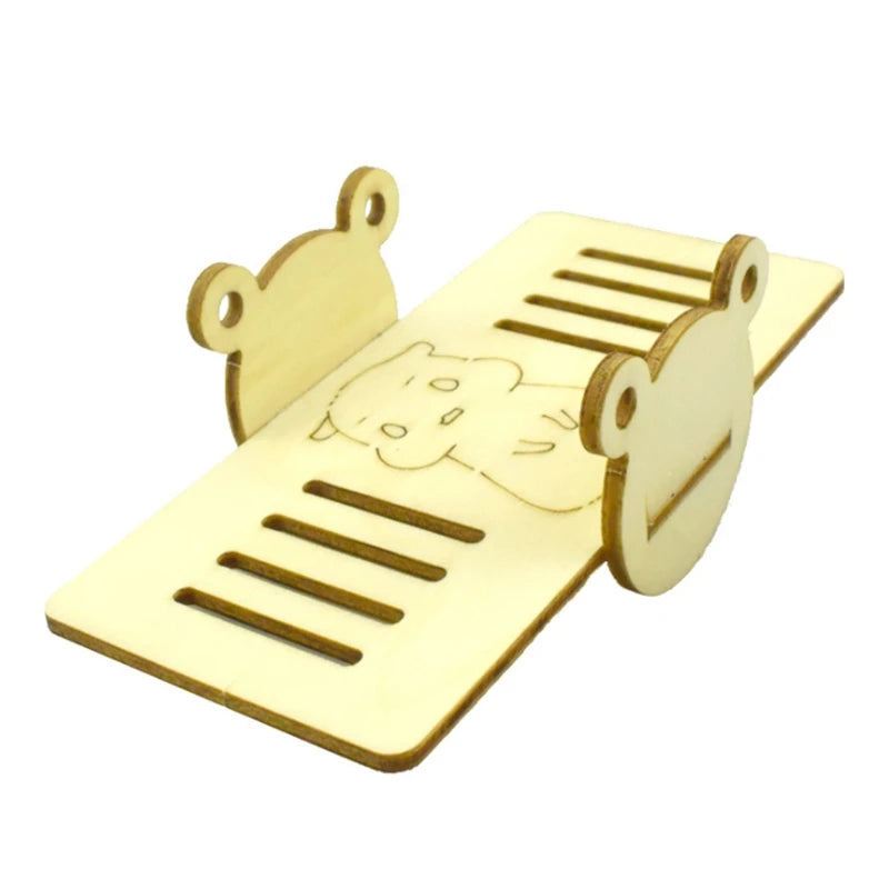 Hamster Maze Wooden Tube