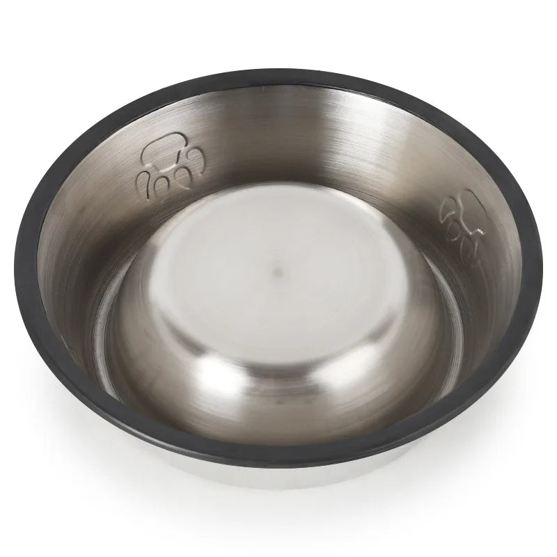 Quality Bowl Feeder "Paw"  Stainless Steel