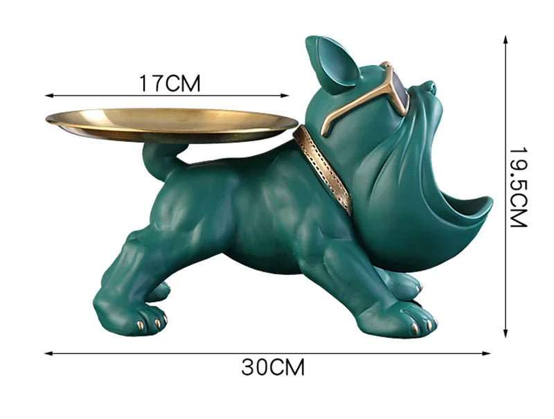 Home Décor Bulldog Figurine Dog Statue