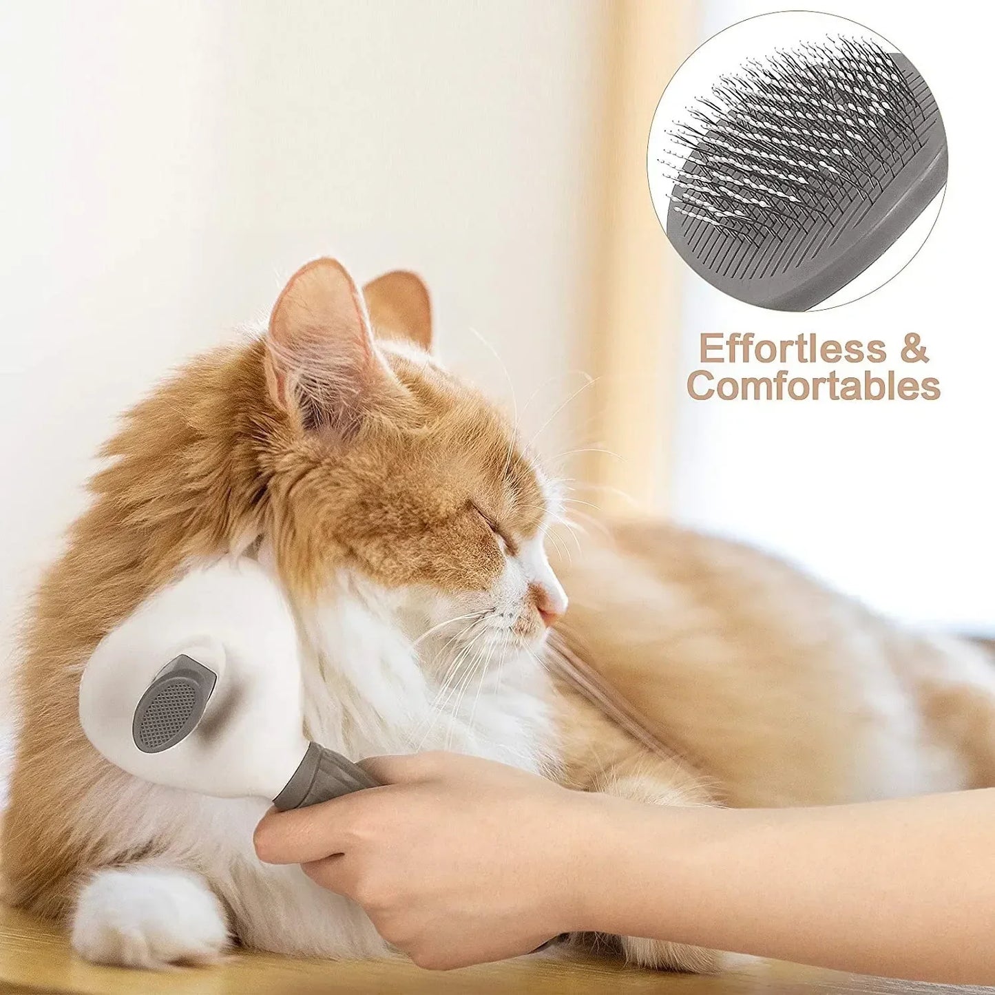 Dog/Cat Brush Self Cleaning