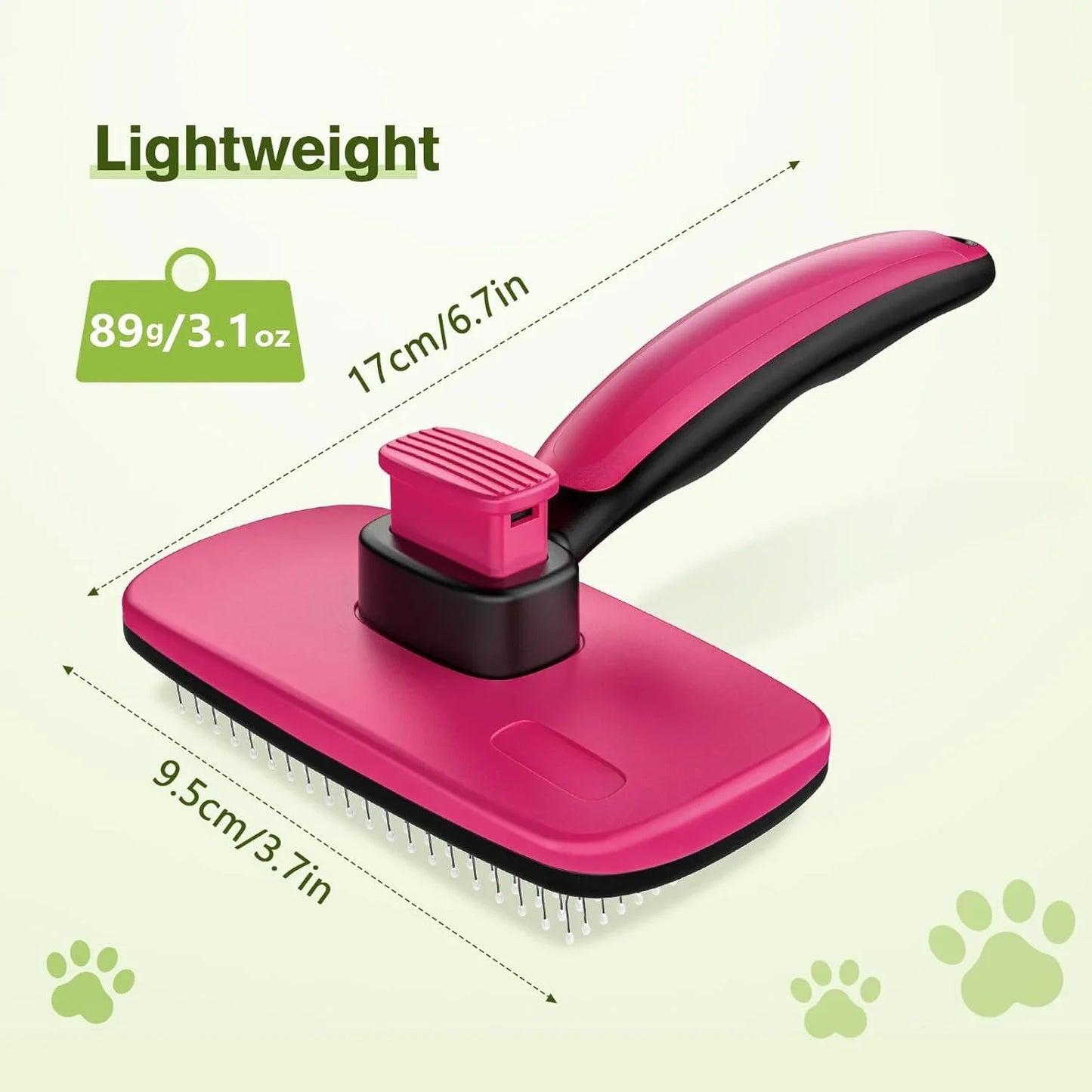 Self-Cleaning Slicker Brush