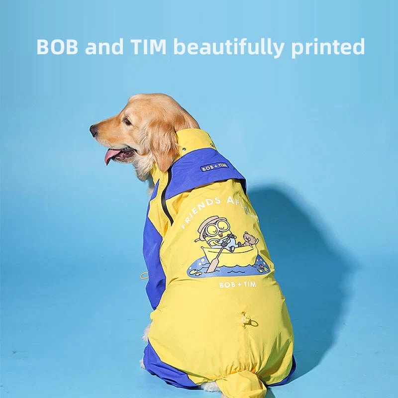 Dog Raincoat Printed