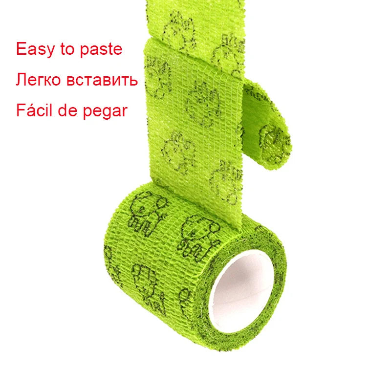 1 Pcs Self-adhesive Elastic Bandage for Pet