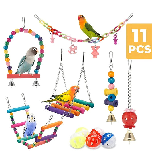 Bird Cage Toys for Parrots