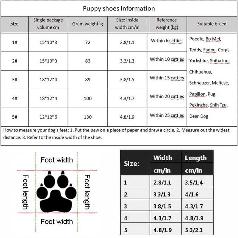 Dog Shoes Non-Slip
