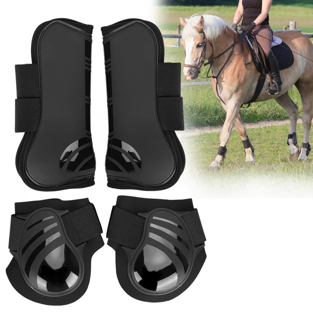 2 Pair Elastic Horse Boot