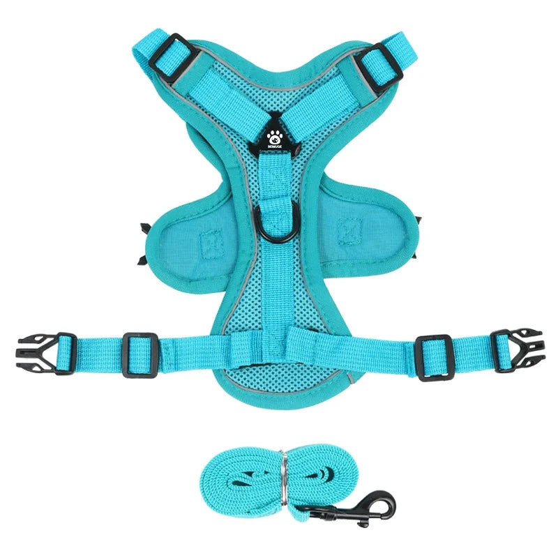 No Pull Dog Harness and Leash Set Adjustable