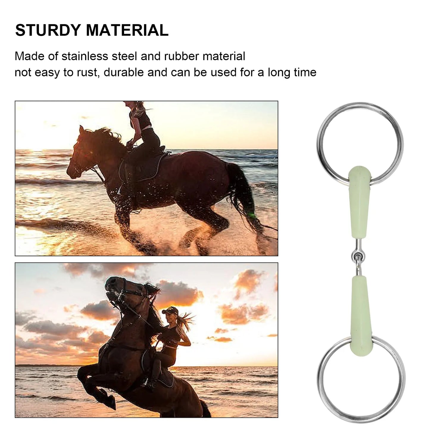 Horse Snaffle Bit Rubber