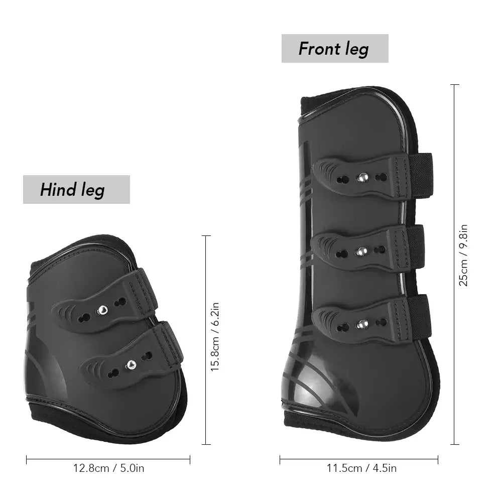 4 Pcs Horse Leg Boots